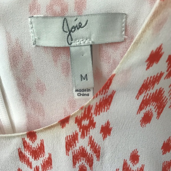 Joie orange and white racer back tank - Picture 2 of 4